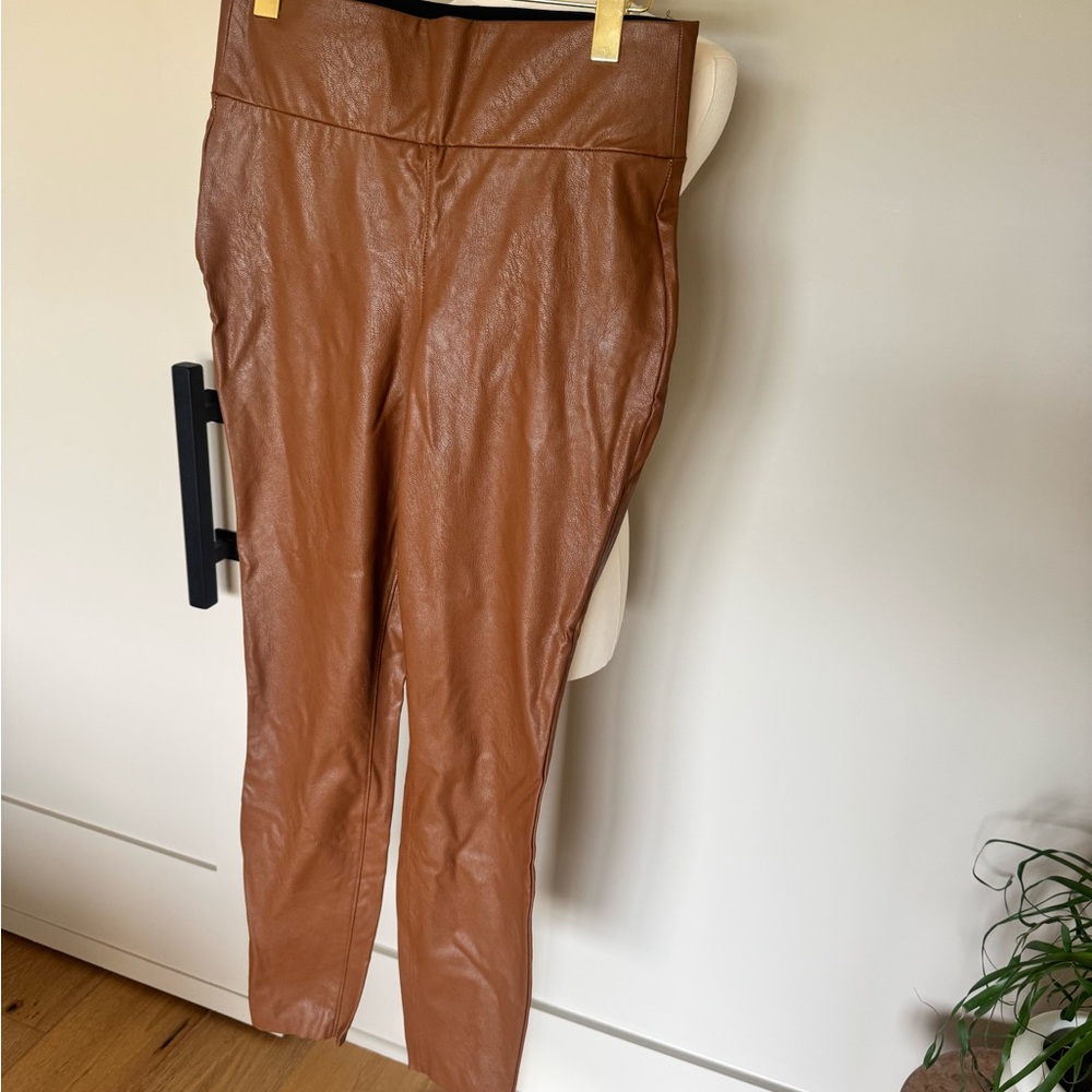PAIGE Sheena Faux Leather Leggings - Picture 3 of 5